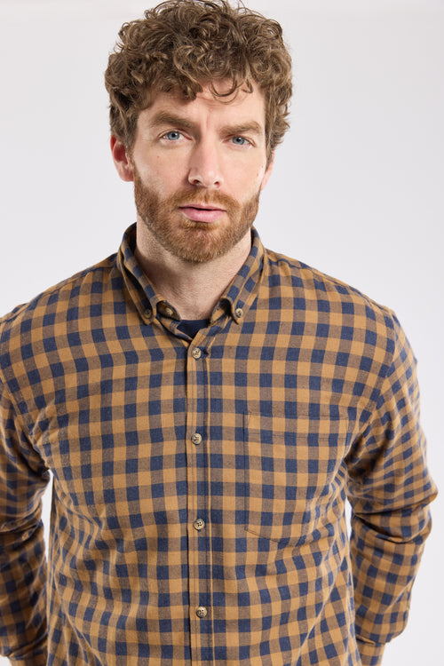 Chemise flanelle carreaux Heritage - coton - Armor-lux - 2