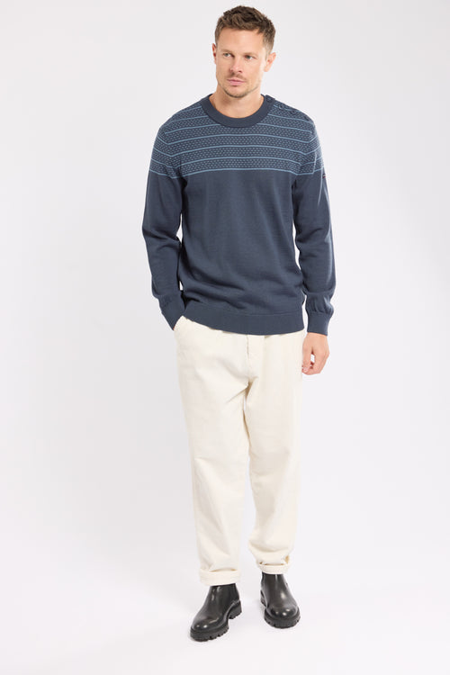 Pull marin jacquard - laine - Armor-lux - 3