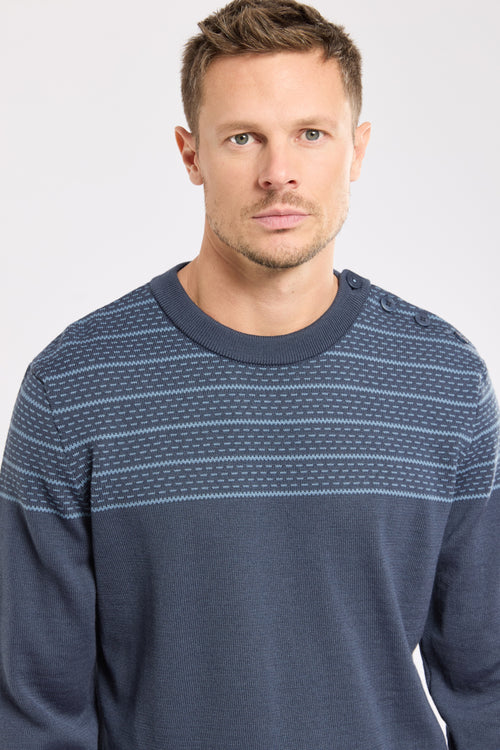 Pull marin jacquard - laine - Armor-lux - 2
