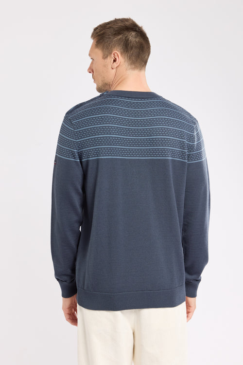Pull marin jacquard - laine - Armor-lux - 4