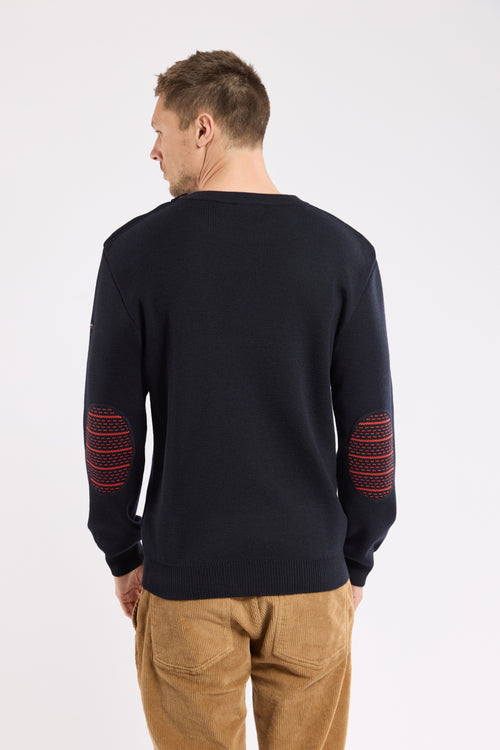 Pull marin coudière jacquard - laine - Armor-lux - 6
