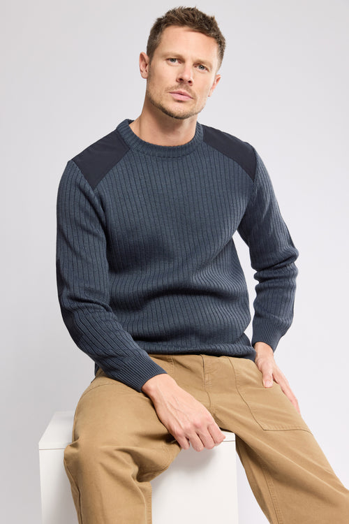 Pull esprit militaire - laine - Armor-lux - 1