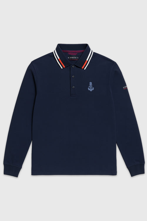 Polo manches longues - coton - Armor-lux - 1