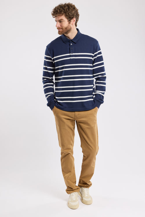 Polo rayé - coton rustique - Armor-lux - 3