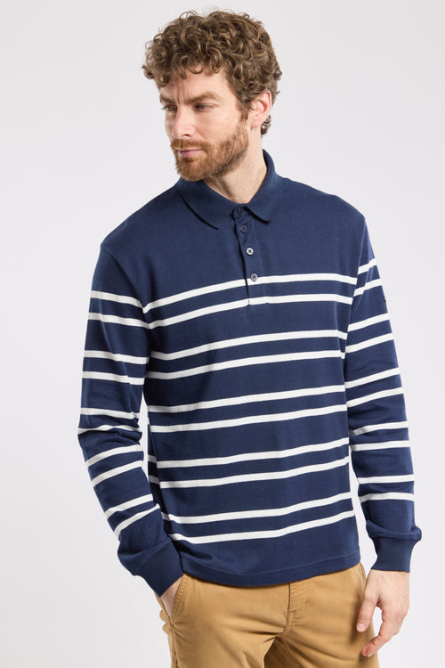 Polo rayé - coton rustique - Armor-lux - 1