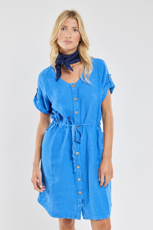 Robe ceinturée - lin - Armor-lux - 3