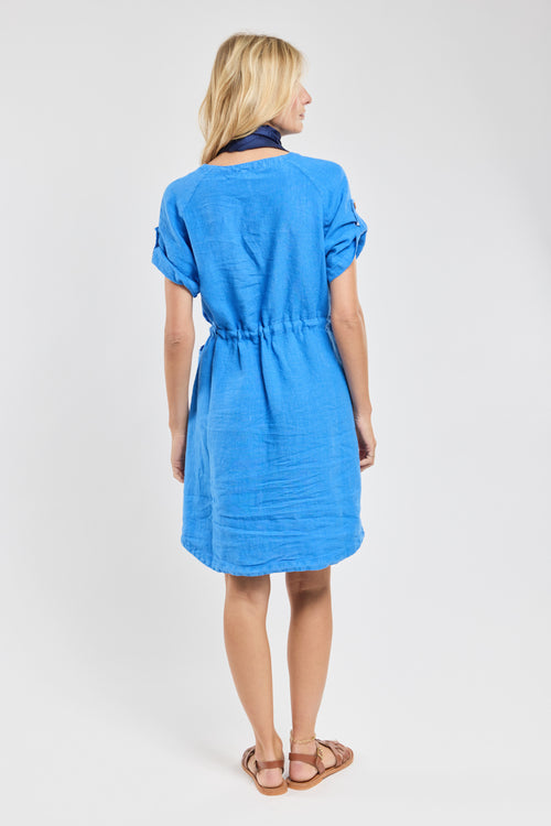 Belted dress - linen - Armor-lux - 5