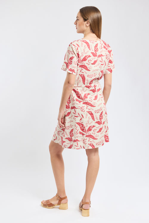 Robe motifs végétaux - lin - Armor-lux - 5