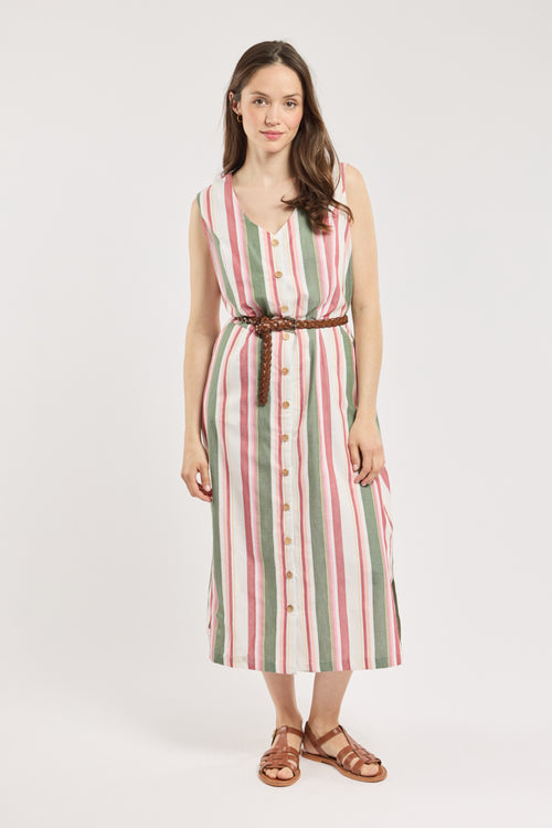 Robe longue rayée - coton - Armor-lux - 1