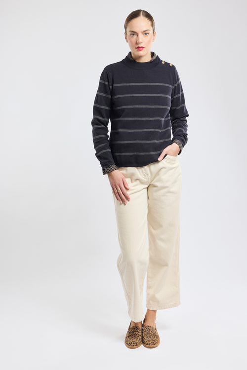 Pull marin rayé - laine - Armor-lux - 3