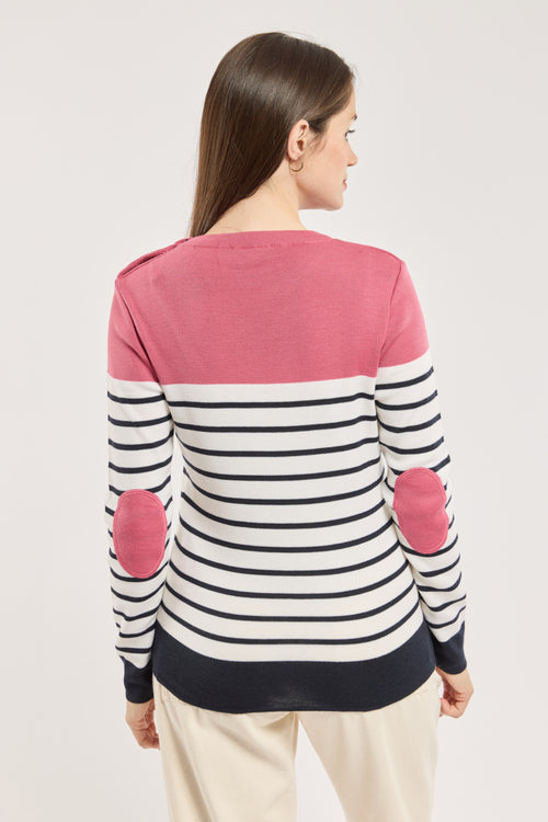 Pull marin avec coudières - laine - Armor-lux - 4