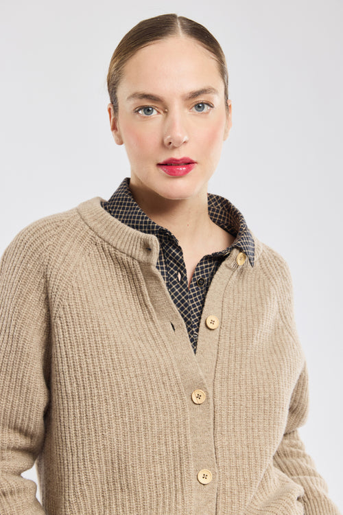 Buttoned cardigan – wool - Armor-lux - 2