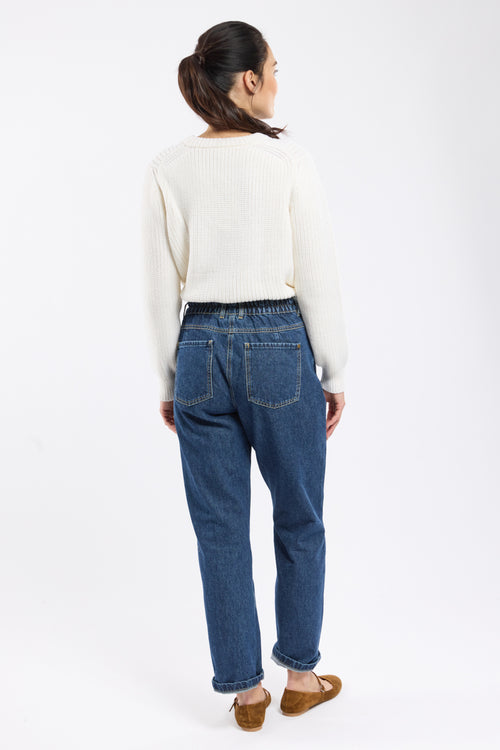 Jeans with elasticated waist - cotton - Armor-lux - 2