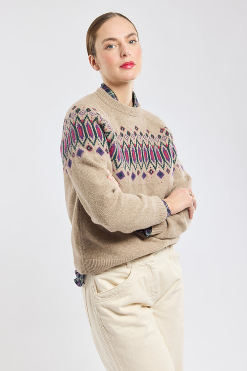 Pull jacquard Heritage - laine - Armor-lux - 4