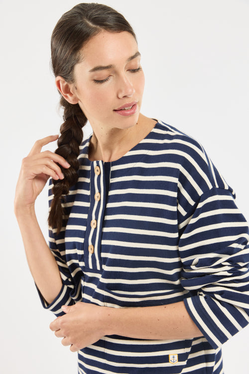 Heritage Breton striped shirt - cotton - Armor-lux - 2