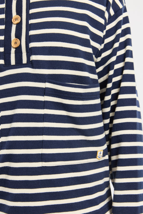 Marinière col boutonné Heritage - coton - Armor-lux - 5