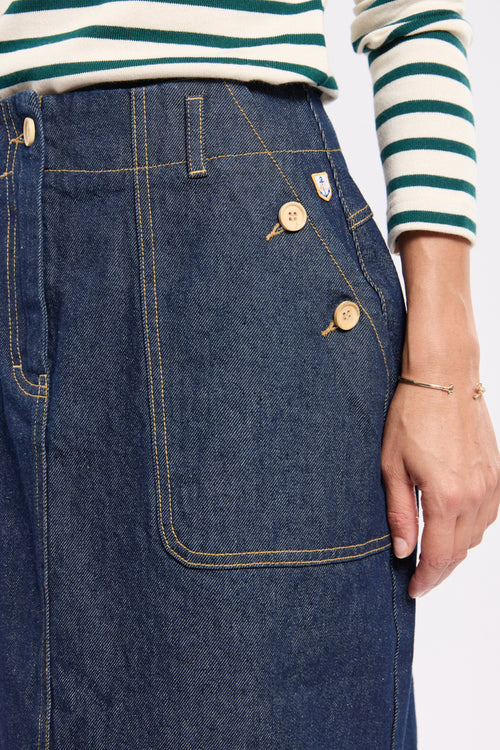 Denim skirt Heritage - cotton - Armor-lux - 2