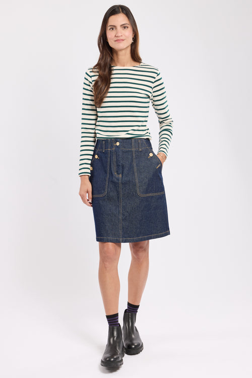 Denim skirt Heritage - cotton - Armor-lux - 3