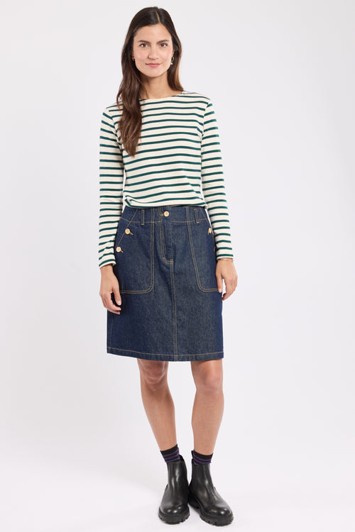 Denim skirt Heritage - cotton - Armor-lux - 5