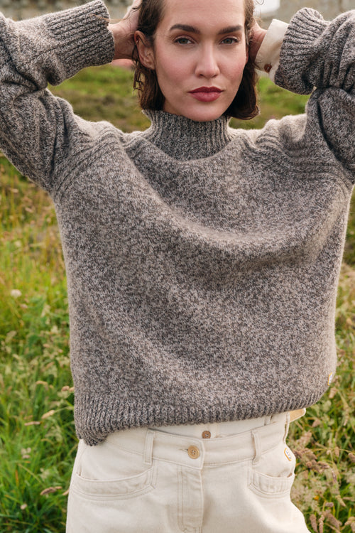 Pull col montant Heritage - laine - Armor-lux - 1