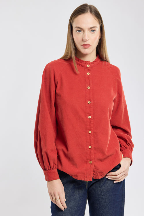 Blouse velours Heritage - coton - Armor-lux - 1