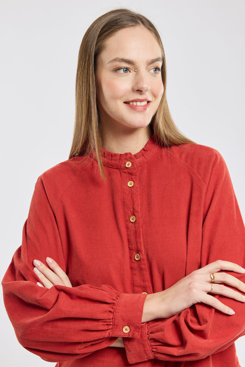 Velvet blouse Heritage - cotton - Armor-lux - 2