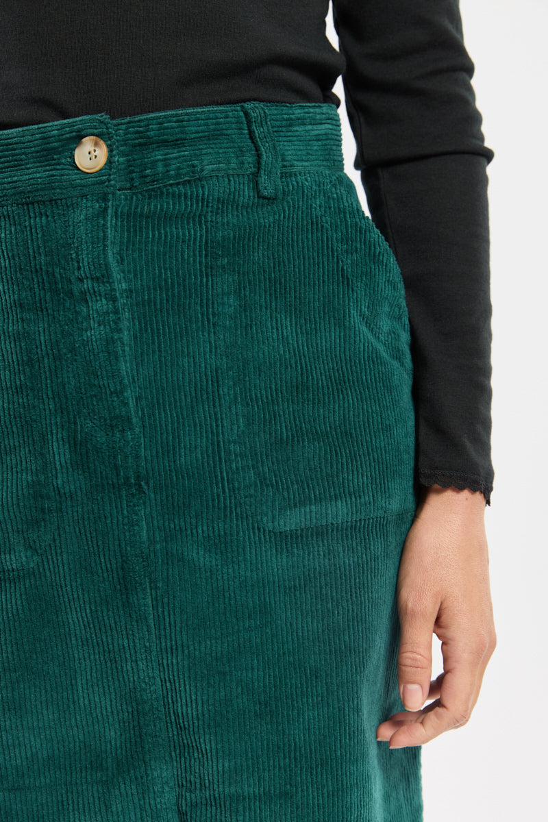 Velvet skirt - cotton - Women - Dark Sea – Armor-lux