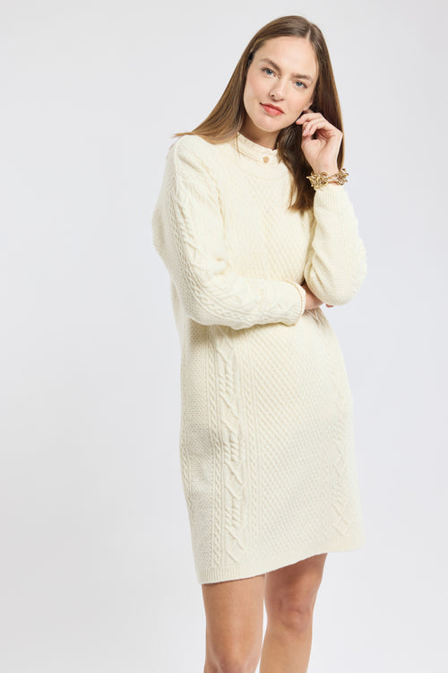 Jumper dress - wool - Women - Nature Armor-lux Jumper dress - wool - Women - Nature Armor-lux