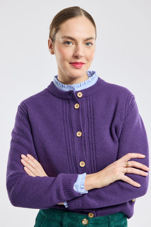 Strickjacke mit Knöpfen Heritage – Wolle - Armor-lux - 4