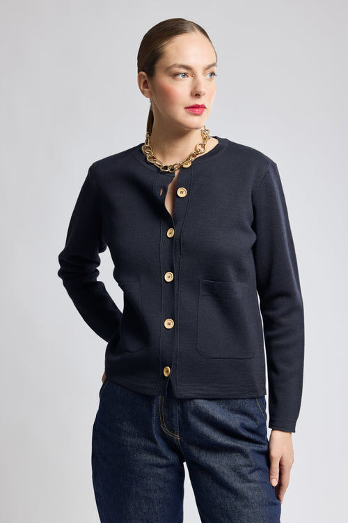Strickjacke – Wolle - Armor-lux - 1