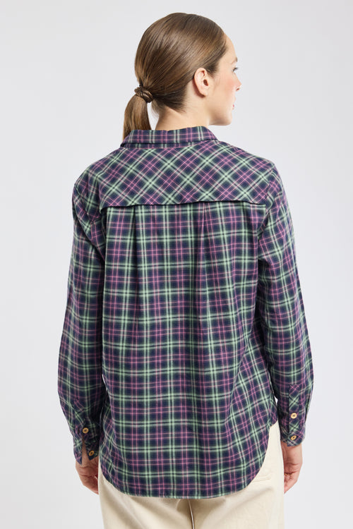 Cotton checked shirt - cotton - Armor-lux - 4