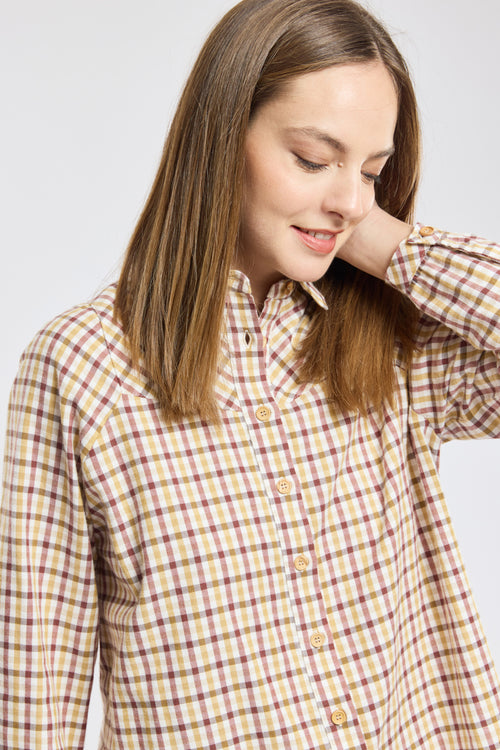 Karierte Bluse – Baumwolle - Armor-lux - 4