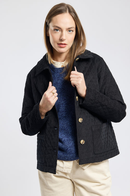 Veste velours matelassée - coton - Armor-lux - 1