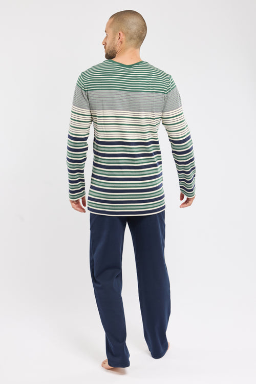 Straight cut pyjamas – cotton - Armor-lux - 4