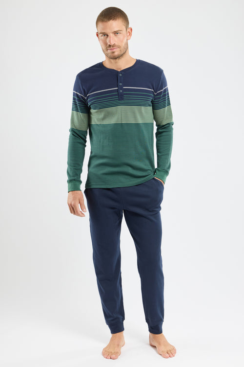 Jogger pyjamas – thick cotton - Armor-lux - 1