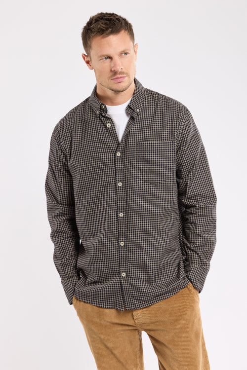 Chemise coupe droite Heritage - coton flanelle - Armor-lux - 2