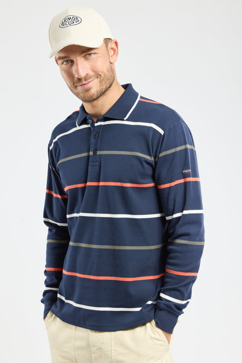 Polo manches longues - coton - Armor-lux - 1