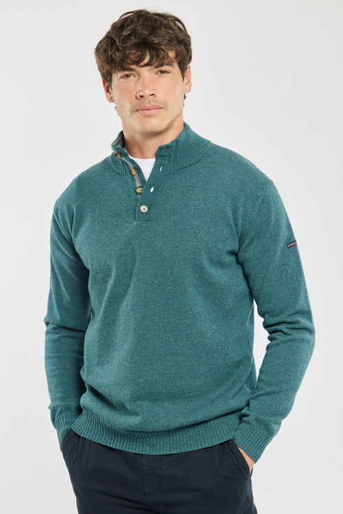 Trucker neck sweater - wool - Armor-lux - 1