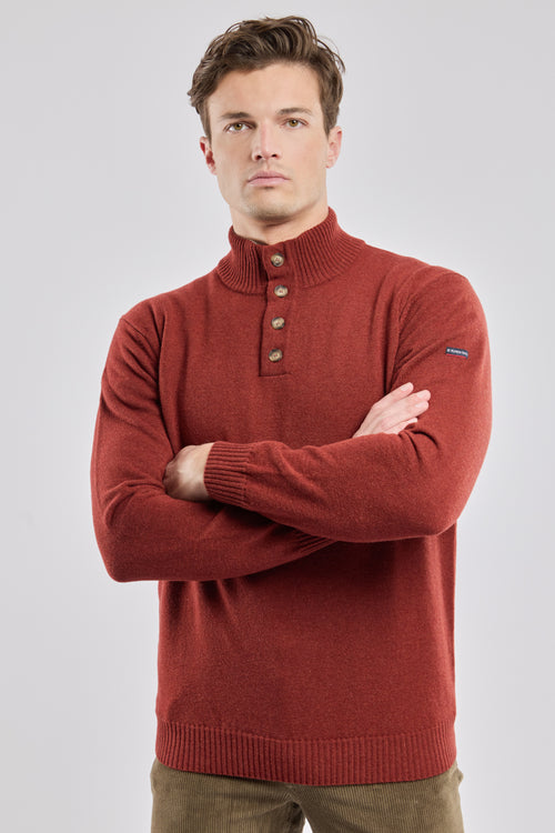Trucker neck sweater - wool - Armor-lux - 1