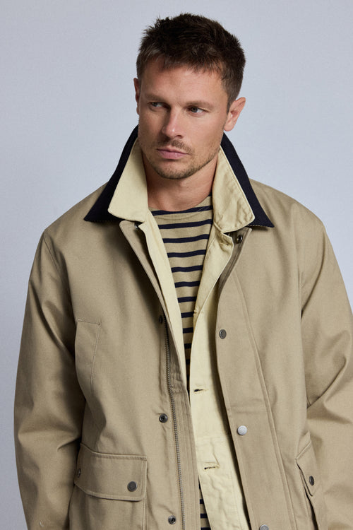 Heritage water-repellent jacket - cotton - Armor-lux - 5