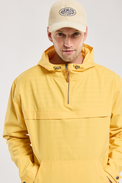 Water-repellent pea jacket - cotton - Armor-lux - 2