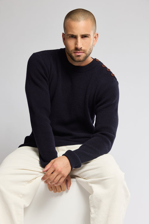 Pull marin Heritage - lambswool - Armor-lux - 1