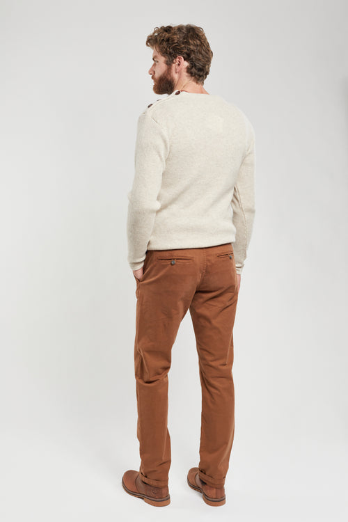 Einfarbiger Matrosenpullover – Wolle - Armor-lux - 4