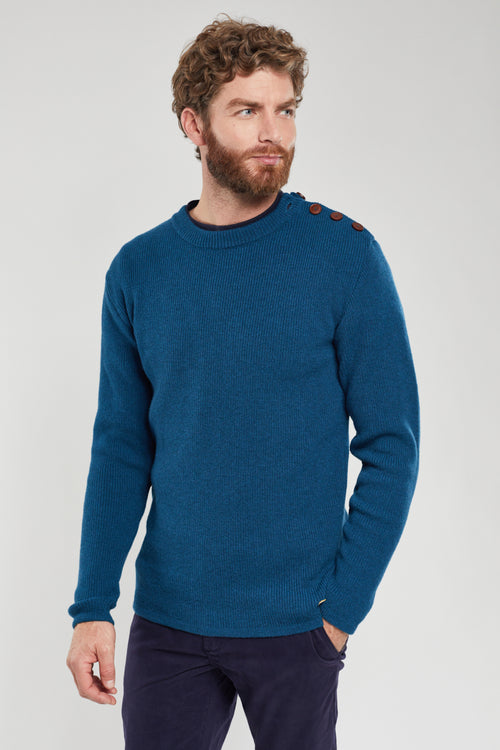 Pull marin uni - lambswool - Armor-lux - 1