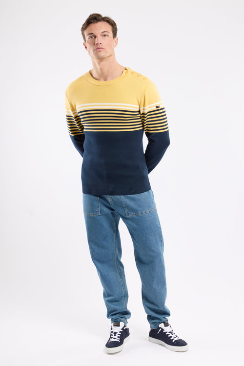 Pull marin rayé - coton - Armor-lux - 3