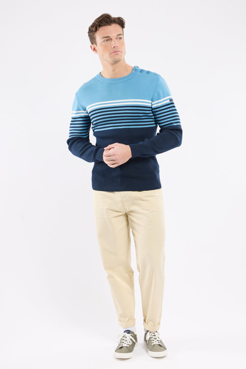 Pull marin rayé - coton - Armor-lux - 3