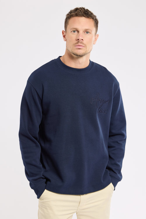 Besticktes Sweatshirt Heritage – dicke Baumwolle - Armor-lux - 1