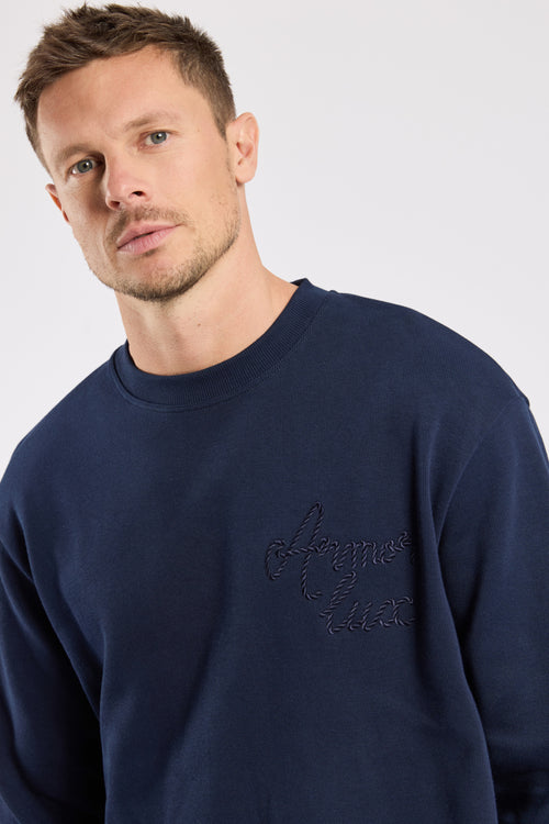 Besticktes Sweatshirt Heritage – dicke Baumwolle - Armor-lux - 2