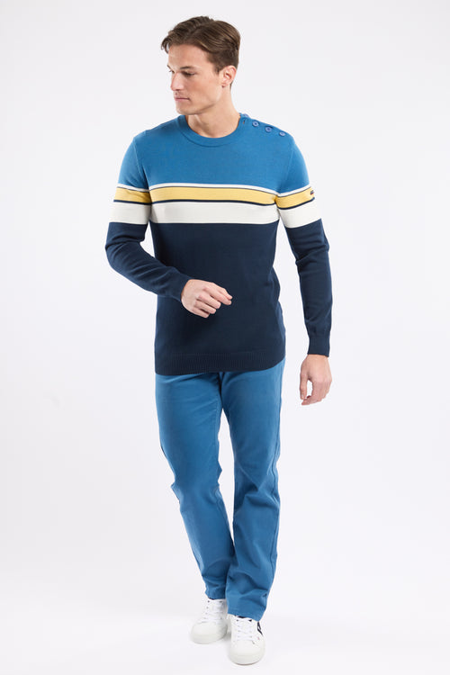 Tricolor fisherman jumper - cotton - Armor-lux - 4