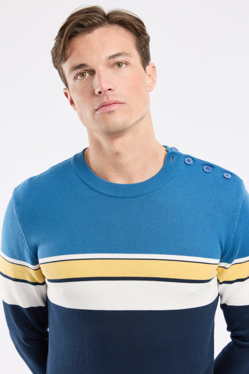 Tricolor fisherman jumper - cotton - Armor-lux - 2